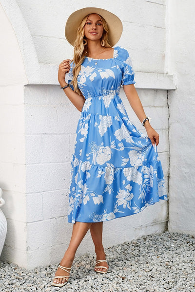 Melody Blossoms Tiered Dress