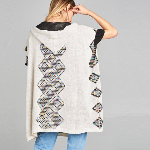 Go-around Poncho Top | outerwear | embroidered poncho top, Fall2021, love kuza, oversize poncho top, Poncho, Spring2022, toggel button poncho | Love, Kuza