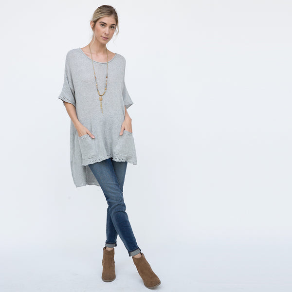 Comfy Oversize Knit Tunic