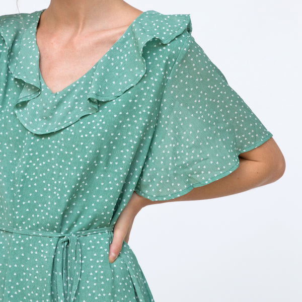 Vintage Sweetheart-Dot Swing Dress