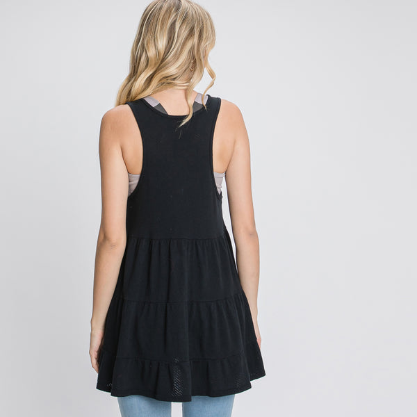 Racer Back Tiered Top