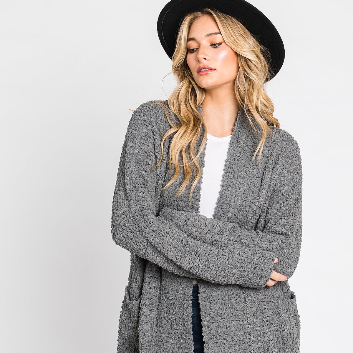 Love Kuza Popcorn Knit Snuggle Me Cardigan – Love, Kuza