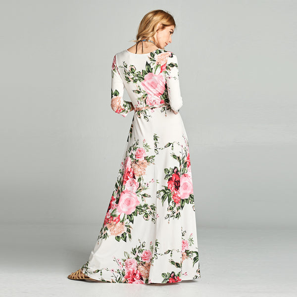 Rose Garden Venechia Wrap Dress - Love, Kuza