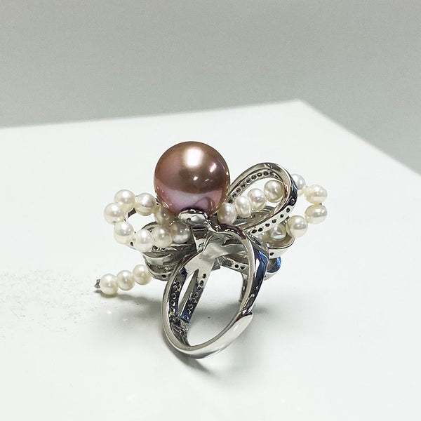 Abby Fresh Water Dragonfly Pearl Ring