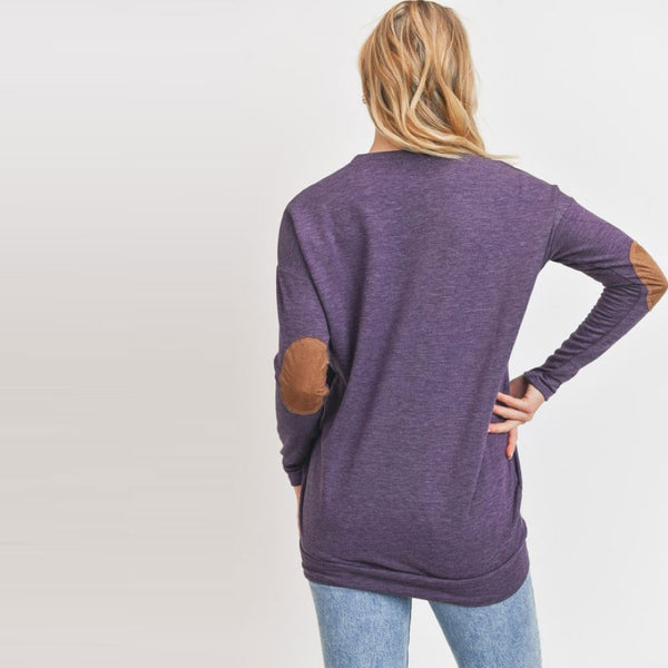 Elbow Patch French Terry Pocket Sweatshirt