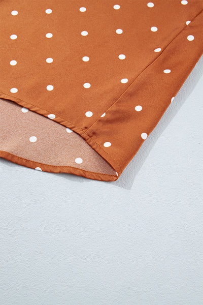 Cocoa Dot V-Neck Blouse ? supplier product image