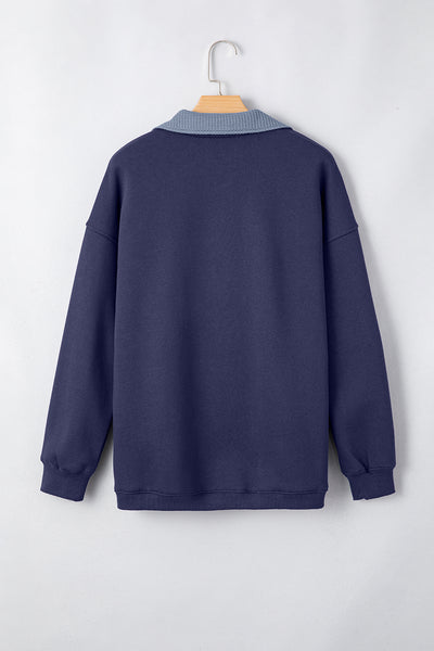 Blue Harbor Snap-Collar Sweatshirt — supplier product-only image