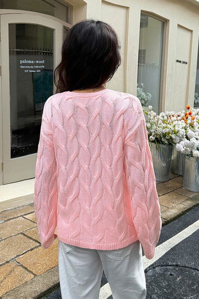 Cozy Waves Cable Knit Sweater