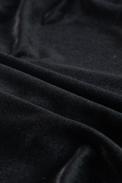 Midnight Velvet Wrap Mini Dress — supplier product image
