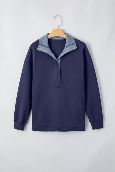 Blue Harbor Snap-Collar Sweatshirt — supplier product-only image