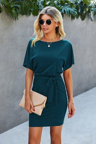 Everly Effortless Tie-Waist Dress