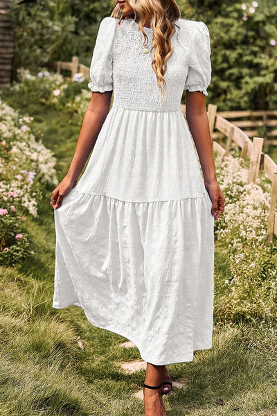Whispering Meadow Smocked Maxi Dress