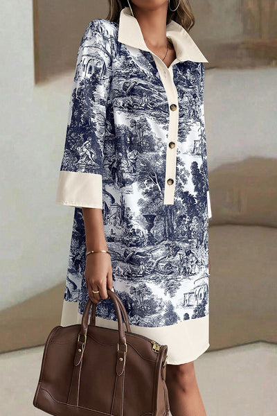 Château Stroll Shirt Dress