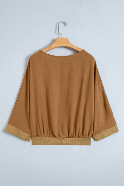 Midnight Glimmer V-Neck Blouse ? supplier product image