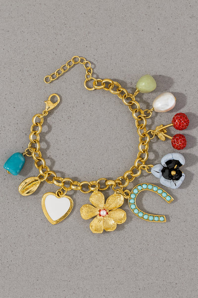 Lucky Bloom Charm Bracelet