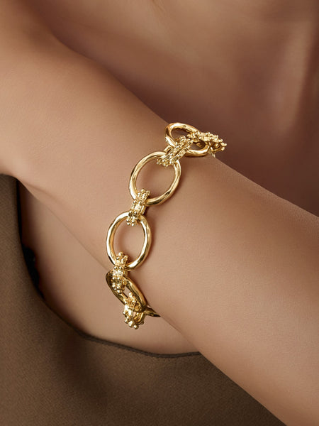 Bold Link Toggle Bracelet