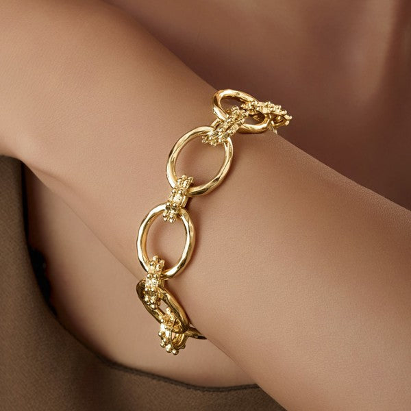 Bold Link Toggle Bracelet