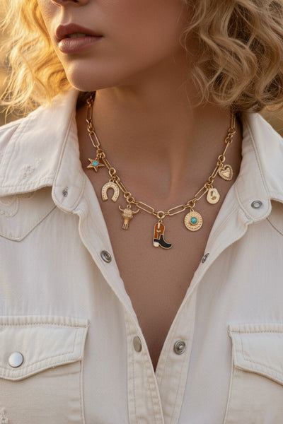 Lucky Trails Charm Necklace