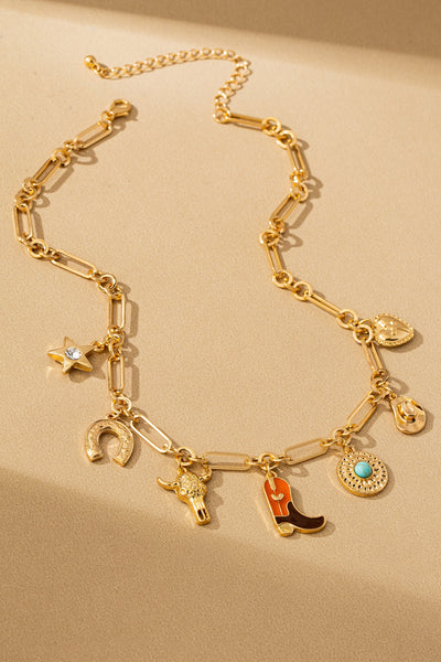 Lucky Trails Charm Necklace