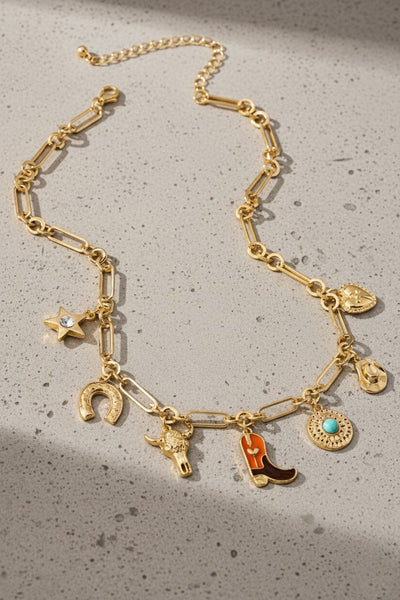 Lucky Trails Charm Necklace