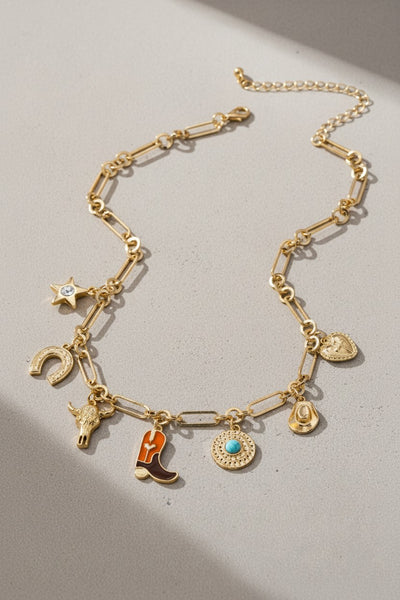 Lucky Trails Charm Necklace