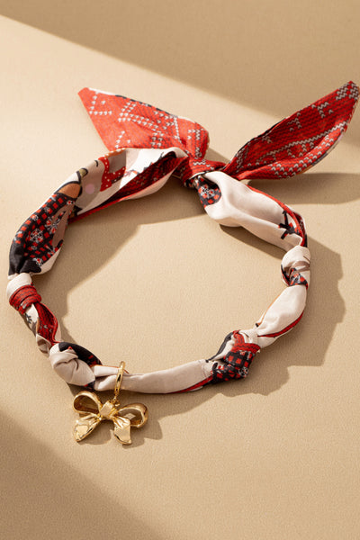 Scarlet Charm Silky Choker