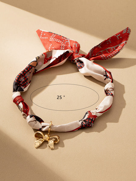 Scarlet Charm Silky Choker