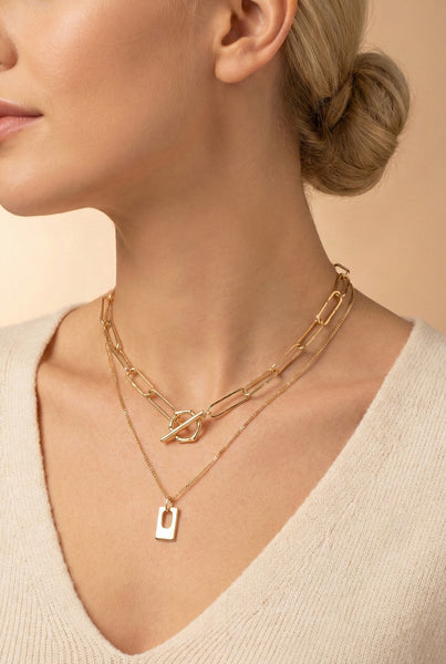 Modern Muse Layered Link Necklace