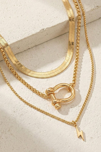 Volt Luxe Layered Chain Necklace