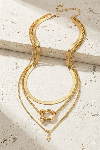 Volt Luxe Layered Chain Necklace