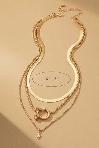 Volt Luxe Layered Chain Necklace