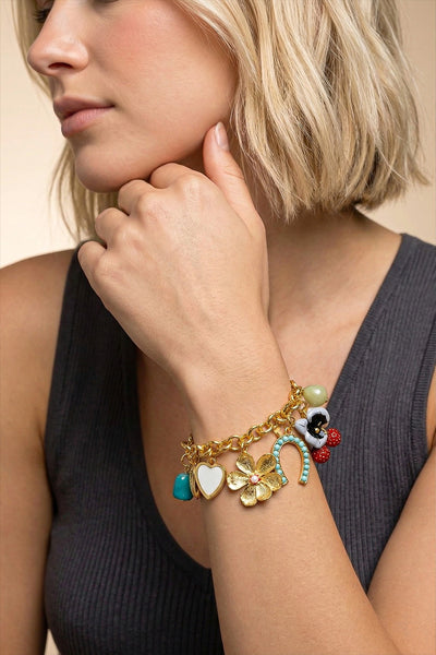 Lucky Bloom Charm Bracelet