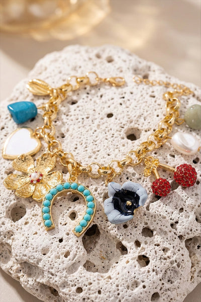 Lucky Bloom Charm Bracelet