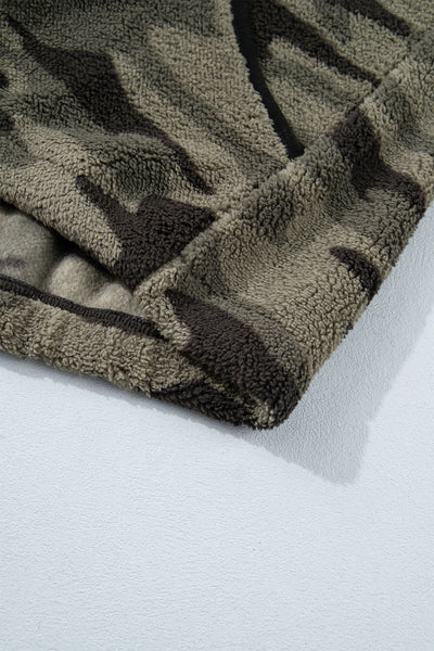 Trail Mix Camo Half-Zip Fleece Sweatshirt — supplier product-only image