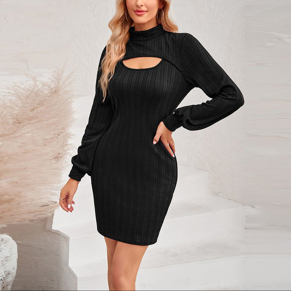 Midnight Muse Cutout Sweater Dress