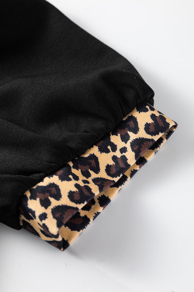 Wild Noir Zip-Collar Mini Dress — supplier product image