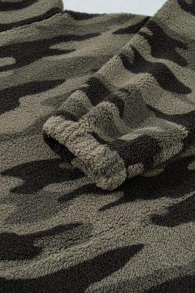 Trail Mix Camo Half-Zip Fleece Sweatshirt — supplier product-only image