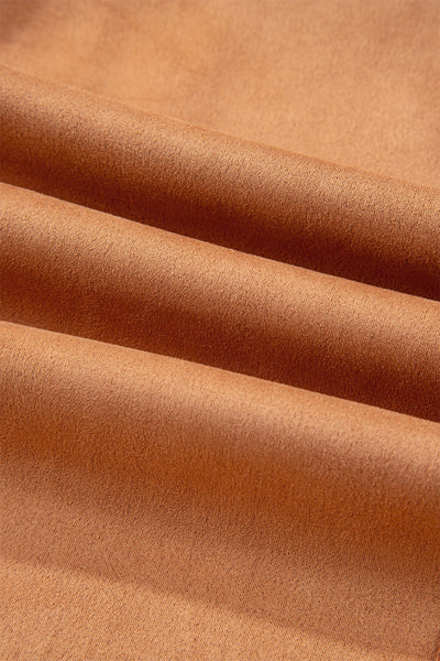 Saffron Suede Shift Dress — supplier product image