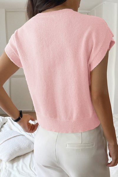 Chic Blossom Sweater Vest