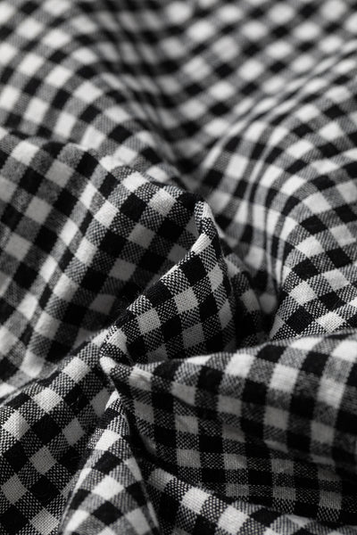 Midnight Plaid Shirred Blouse ? supplier product image