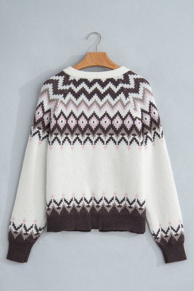 Snowbound Geo Cardigan ? product-only supplier image