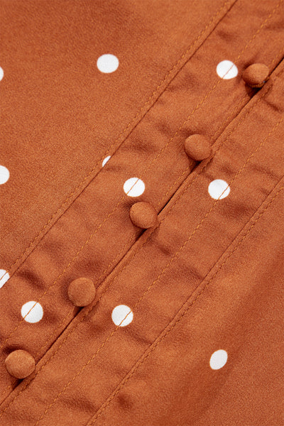 Cocoa Dot V-Neck Blouse ? supplier product image