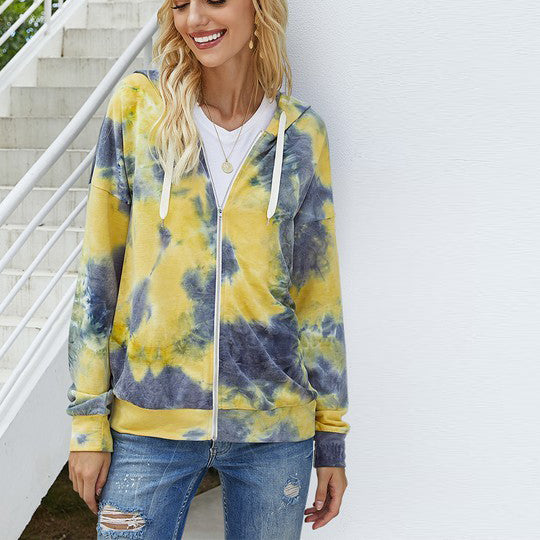 Love Kuza Tie Dye Zip Up Hoodie – Love, Kuza