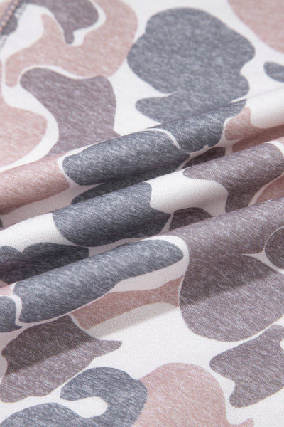 Camo Cabin Waffle-Trim Hoodie — supplier product-only image