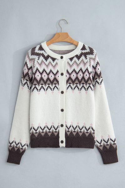 Snowbound Geo Cardigan ? product-only supplier image