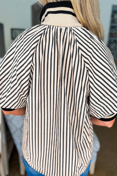 City Stripe Polo Blouse ? supplier product image