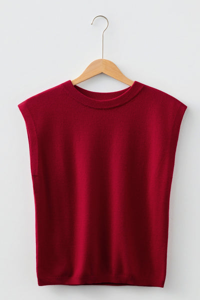 Red Ember Cap Sleeve Sweater — supplier product image