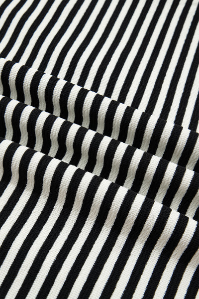 Bow After Dark Striped Sweatshirt — supplier product-only image