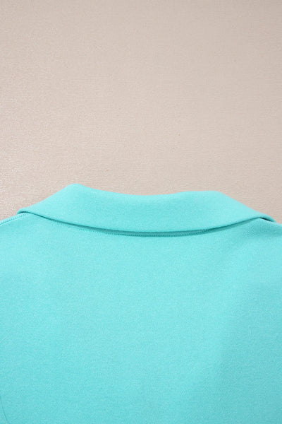Aqua Bow Sailor Shift Dress