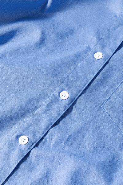 Seaside Linen Blend Button-Down